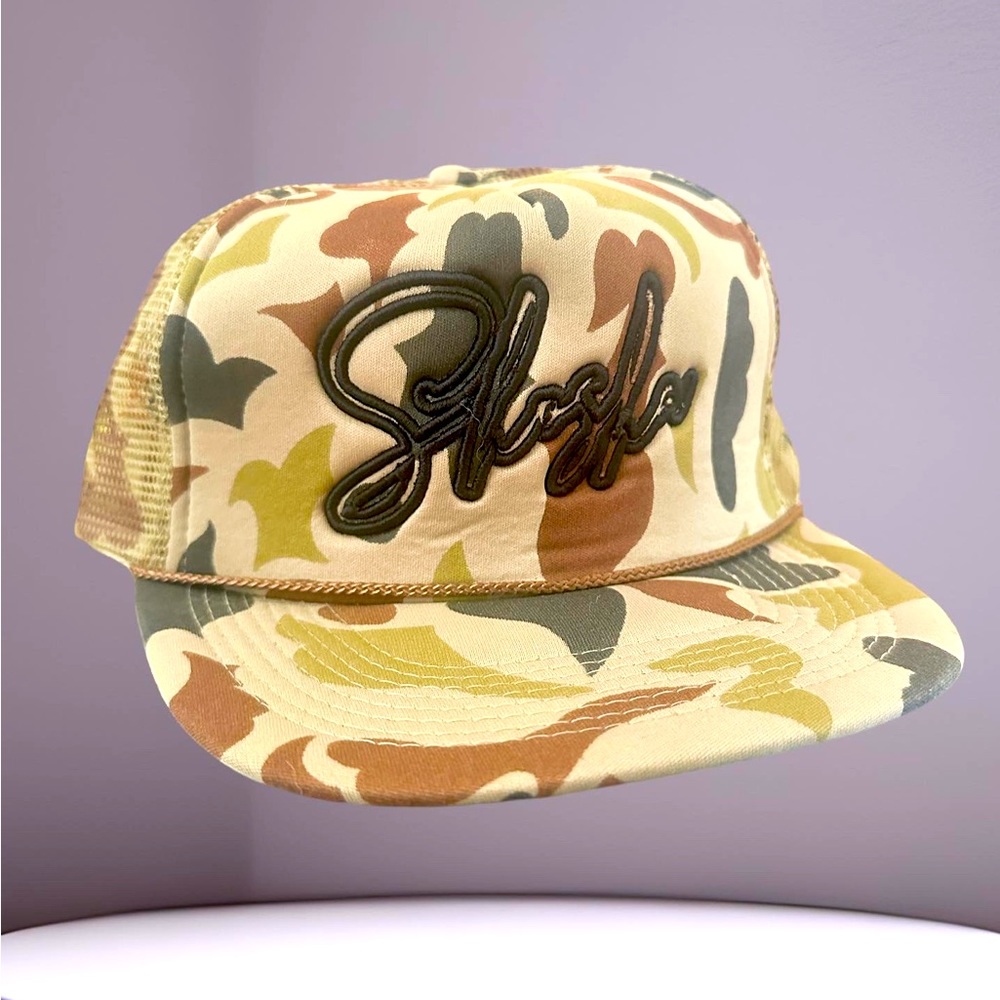 MESH CAMO SNAPBACK
